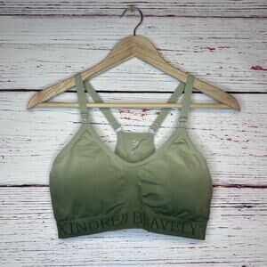 Kindred Bravely Sublime Nursing Sports Bra Size Medium Green Ombre